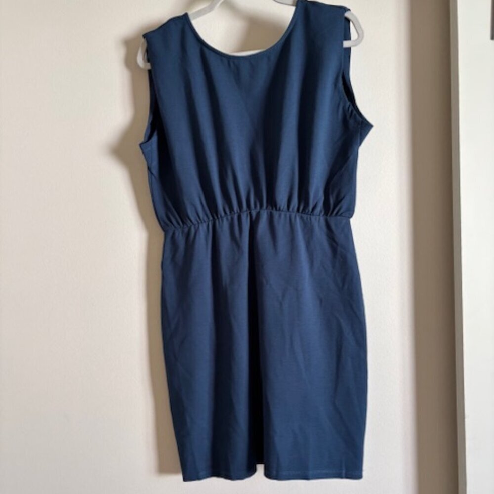 Y2K Socialite blue V-Back cocktail dress - size XL